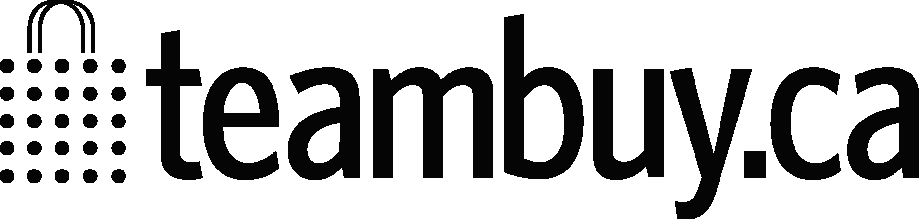 TeamBuy.ca Black Logo Vector Logo